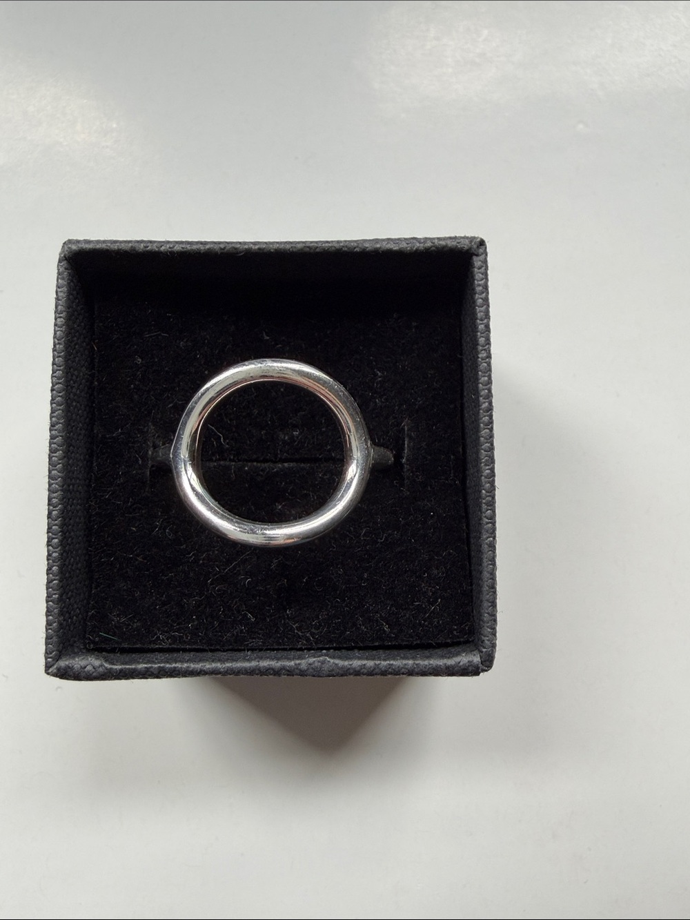 Silpada Karma Silver Open Circle Ring-Sz 9! Beautiful.